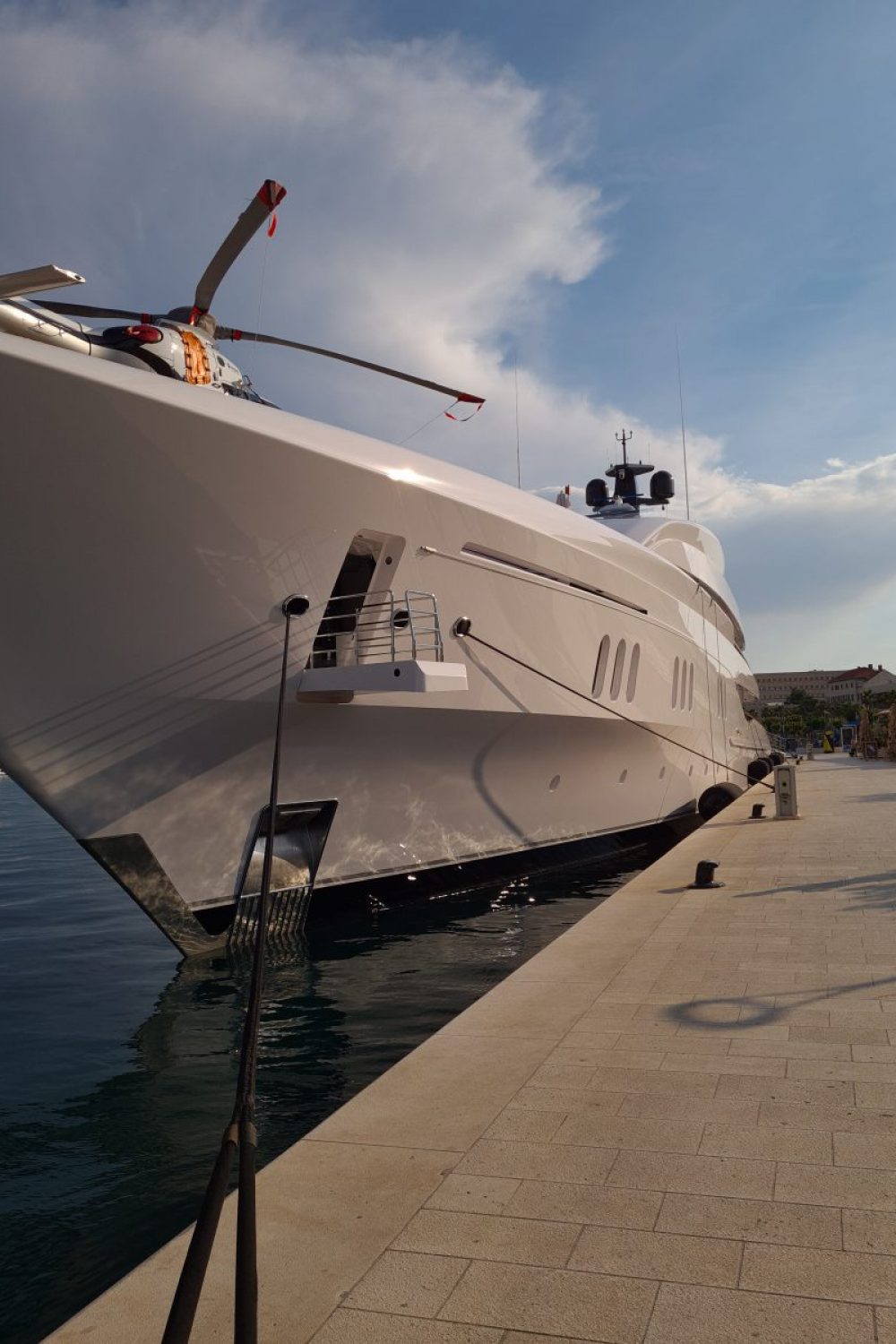 The,Superyacht,Moored,Up,In,Split,Croatia