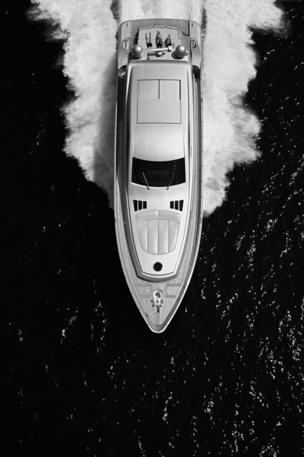 Italy,,Lazio,,Tyrrhenian,Sea,,Aerial,View,Of,Luxury,Yacht